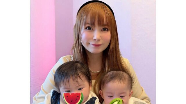 中川翔子と双子ちゃん