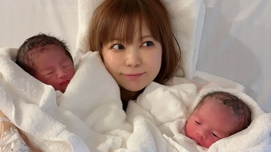 中川翔子と双子ちゃん