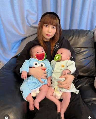 中川翔子と双子ちゃん